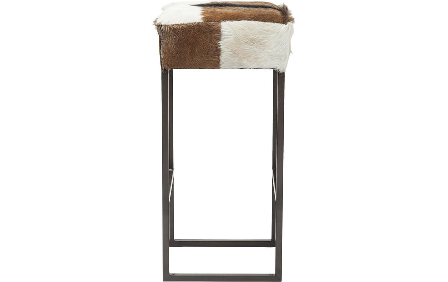 Kare Barhocker Country Life Schwarz/Weiss/Braun