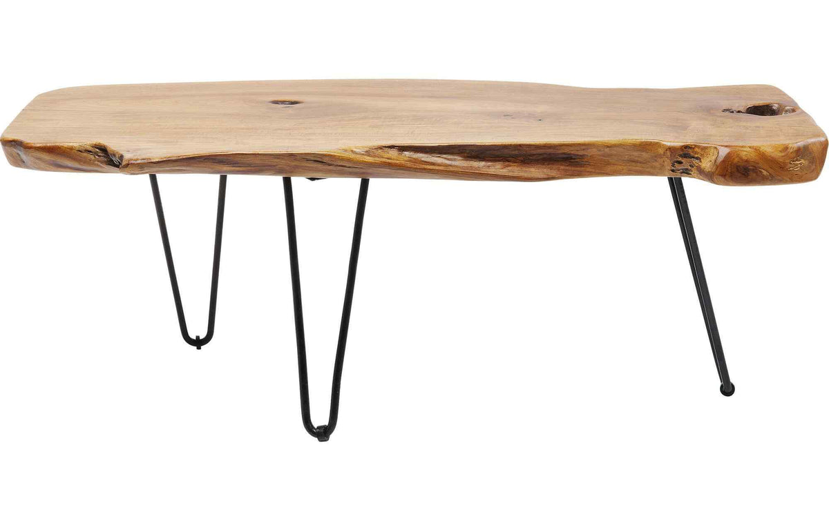 Kare Couchtisch Aspen – Schwarz, 100 × 40 × 40 cm