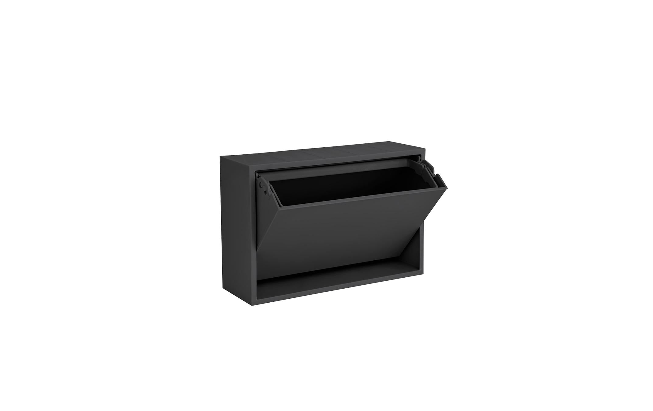 ReCollector Mini ReCollector Box Schwarz 30 x 15 x 10 cm Recycled Kunststoff, Grundmaterial: Recycling Material