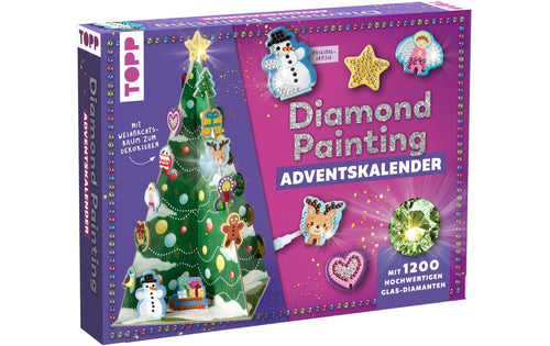 Frechverlag Adventskalender Diamond Painting, 1200 Diamanten