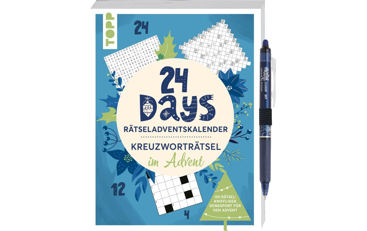 Frechverlag Adventskalender-Buch 24 Days, Kreuzworträtsel