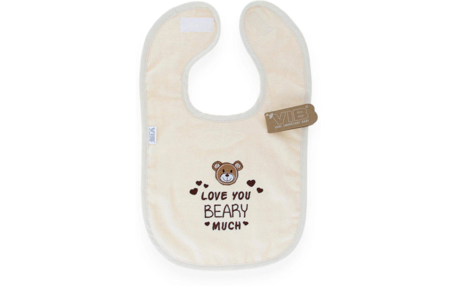 Very Important Baby Lätzchen Love you BEARY much Beige