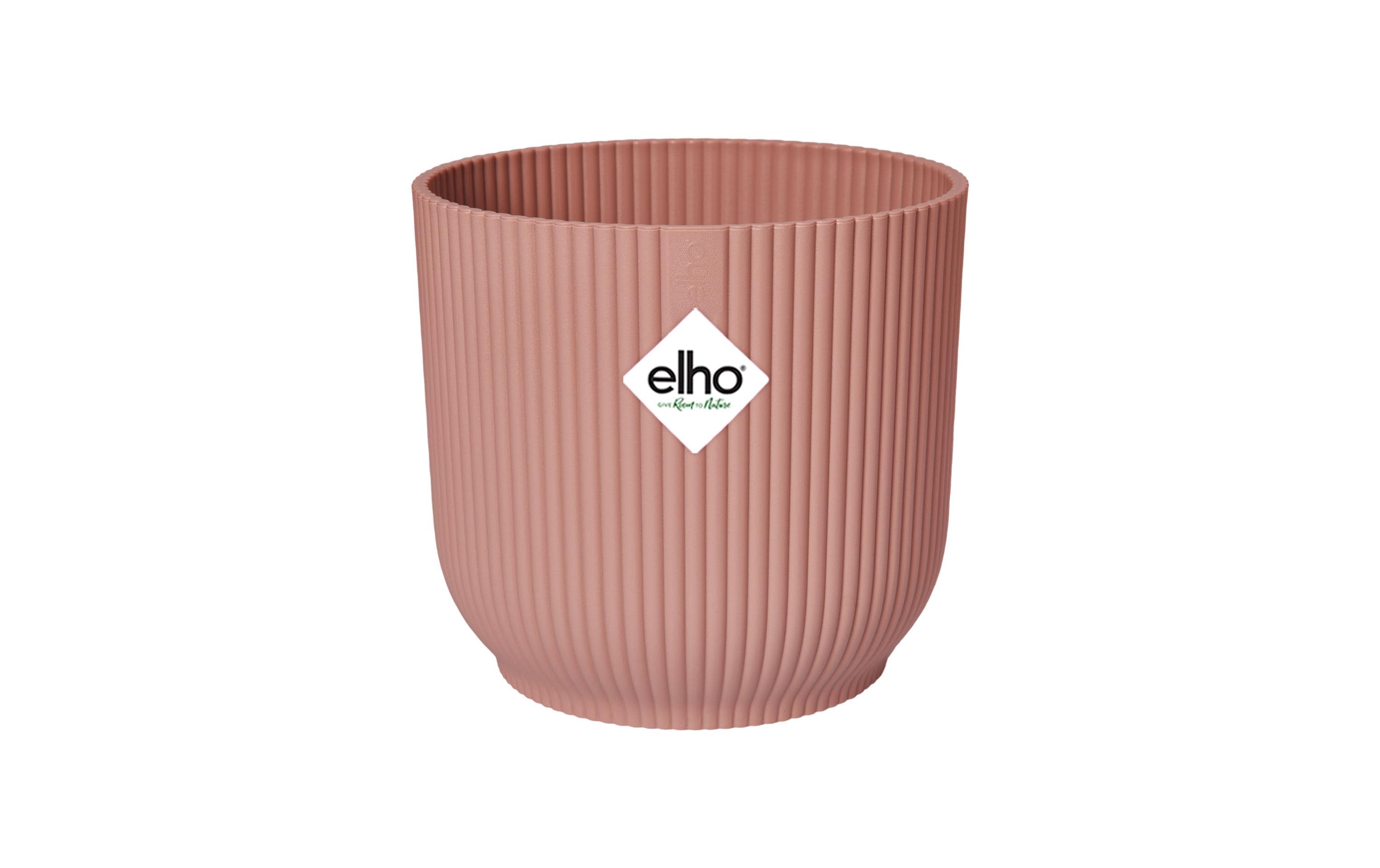 Elho Vibes Blumentopf Rosa aus recyceltem Kunststoff 30 cm Garten & Outdoor > Pflanzen > Pflanzengefäße Elho