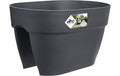 Elho Blumenbrücke Schwarz aus recycelbarem Kunststoff 40 cm Garten & Outdoor > Pflanzen > Pflanzengefäße Elho