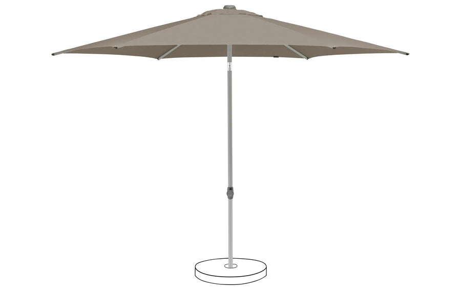 Suncomfort by Glatz Sonnenschirm Pop Up Helltaupe
