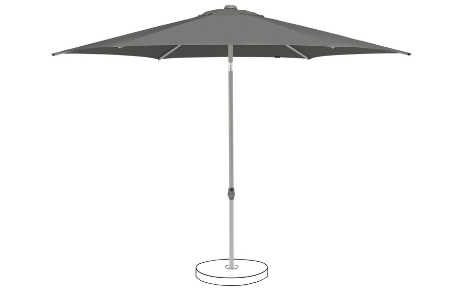 Suncomfort Sonnenschirm Pop Up Steingrau Stoff 30 cm x 30 cm Garteneinrichtung Suncomfort by Glatz