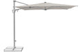 Familyflex Sonnenschirm wetterfest hellgrau UV-Schutz 250x250mm Garteneinrichtung Suncomfort by Glatz