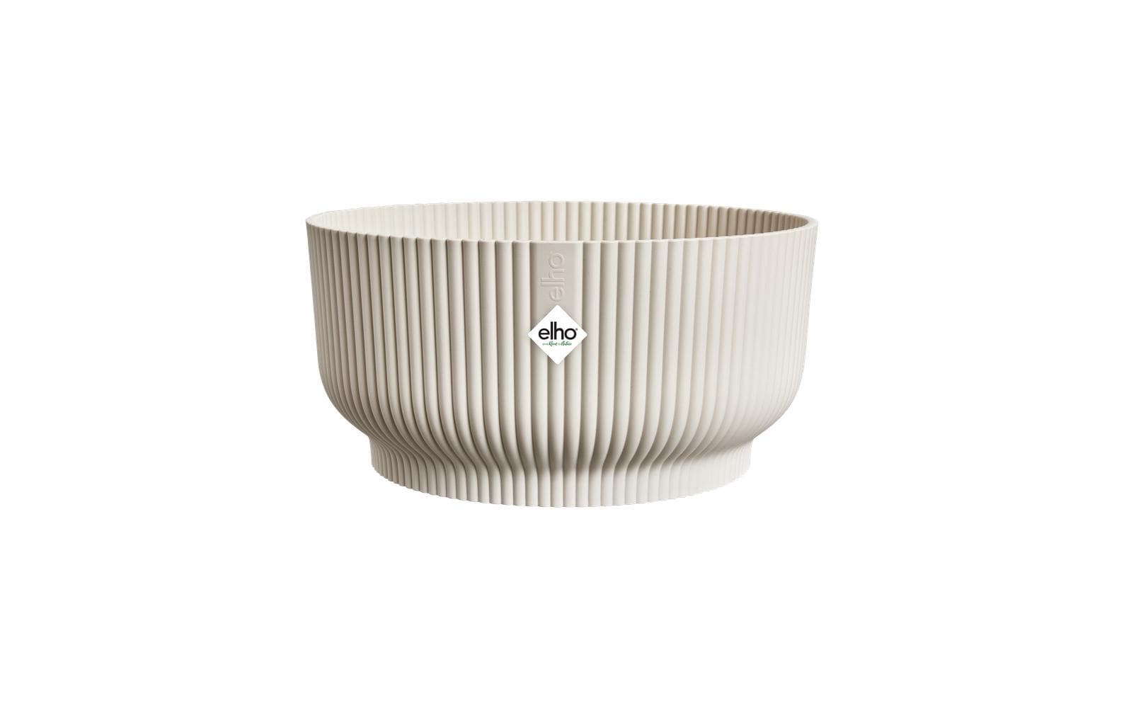 Elho Vibes Fold Bowl Blumentopf aus recyceltem Kunststoff Weiß 25 cm Garten & Outdoor > Pflanzen > Pflanzengefäße Elho