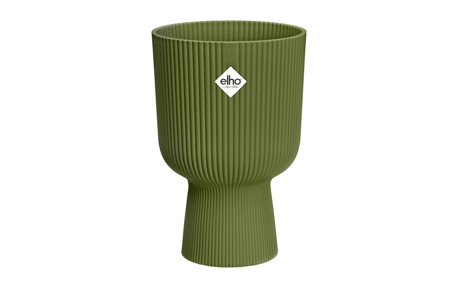 Elho Blumentopf Vibes Fold Coupe aus recyceltem Kunststoff Grün 30 cm Garten & Outdoor > Pflanzen > Pflanzengefäße Elho