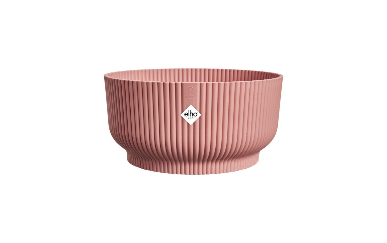 Elho Vibes Fold Bowl Blumentopf aus recyceltem Kunststoff Rosa 25 cm Garten & Outdoor > Pflanzen > Pflanzengefäße Elho