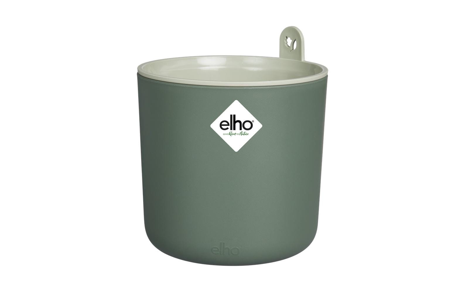 Elho Kräutertopf Happy Herbs aus recyceltem Kunststoff, Grün, 14 cm Garten & Outdoor > Pflanzen > Pflanzengefäße Elho