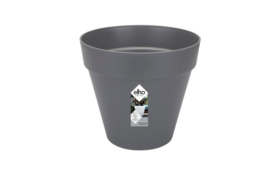 Elho Pflanzentopf Loft Urban Rund Recycelter Kunststoff Schwarz 70 cm Garten & Outdoor > Pflanzen > Pflanzengefäße Elho