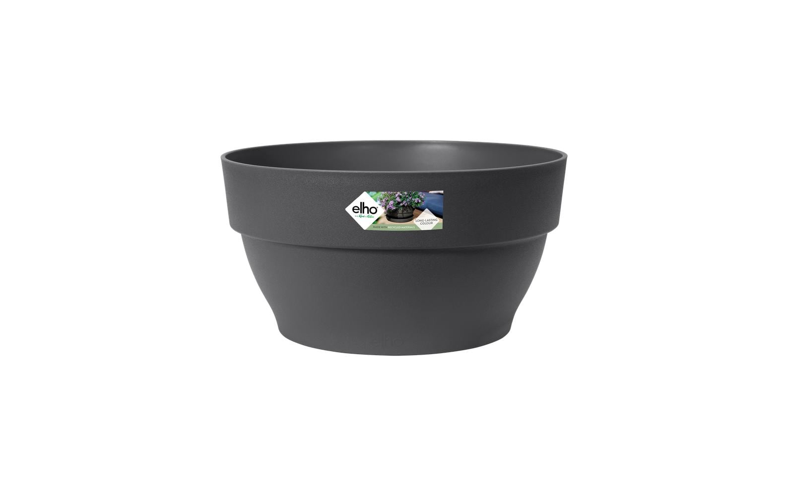Vibia Campana Pflanzentopf Kunststoff Schwarz 34 cm Garten & Outdoor > Pflanzen > Pflanzengefäße Elho