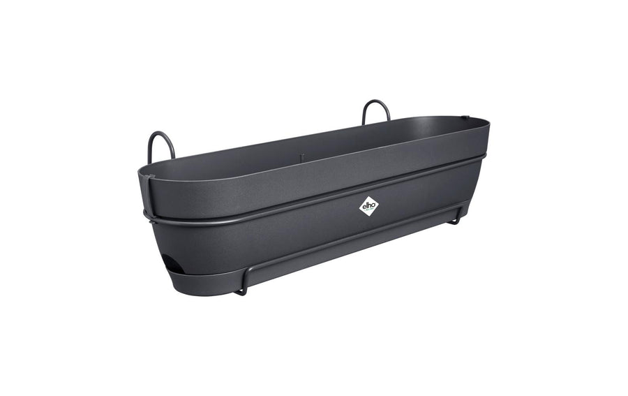 Elho Pflanzentopf Vibia Campana Balkonkasten Allin1 70 cm Schwarz