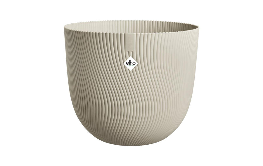 Elho Sereh Pflanzentopf Beige aus recyceltem Kunststoff 25 cm Garten & Outdoor > Pflanzen > Pflanzengefäße Elho