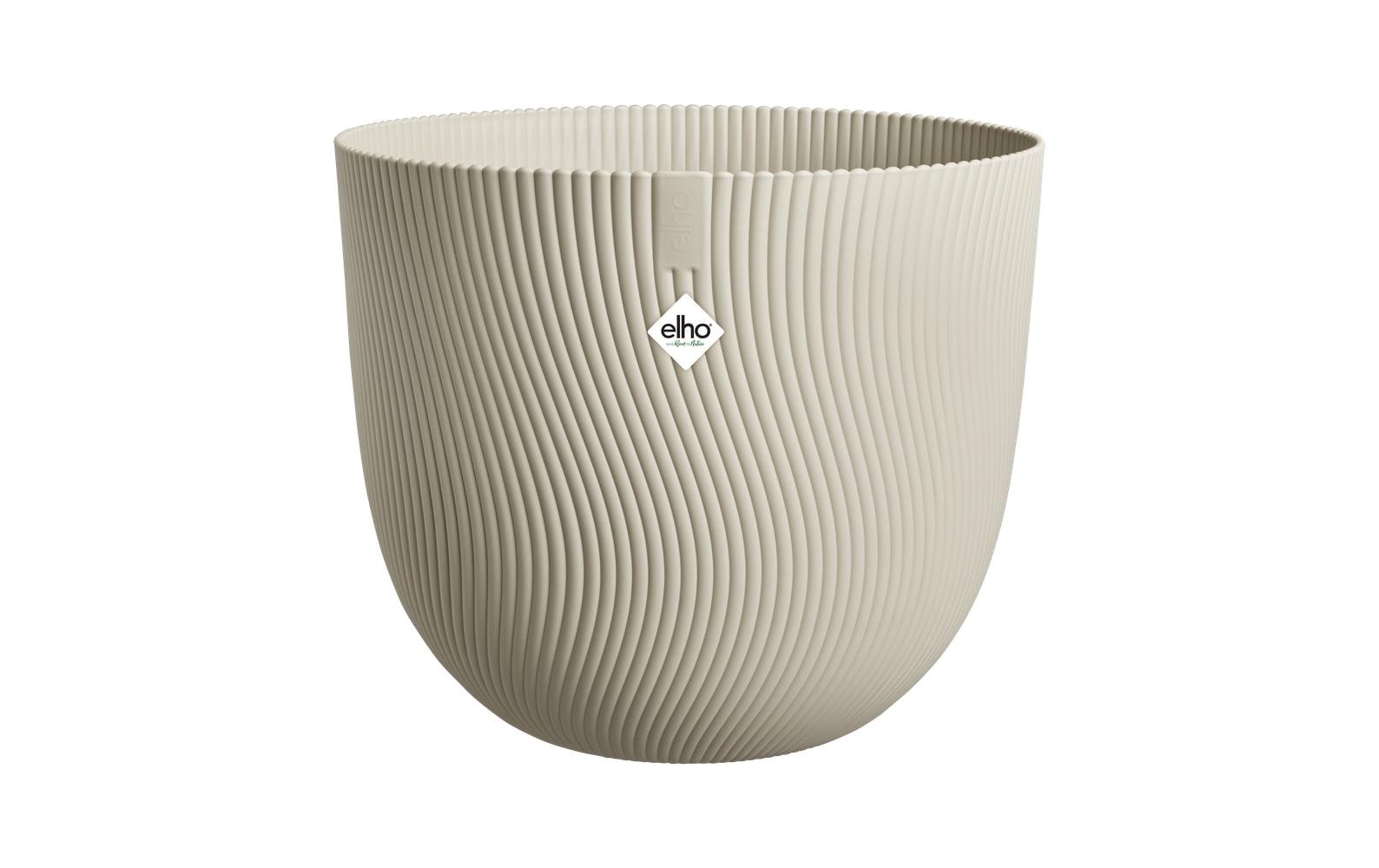 Elho Pflanzentopf Sereh Rund Beige aus nachhaltigem Kunststoff 60 cm Garten & Outdoor > Pflanzen > Pflanzengefäße Elho