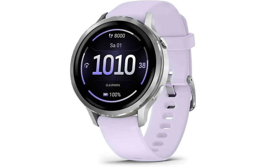 GARMIN GPS-Sportuhr Venu 4 - 41 mm Silbergrau/Lavender