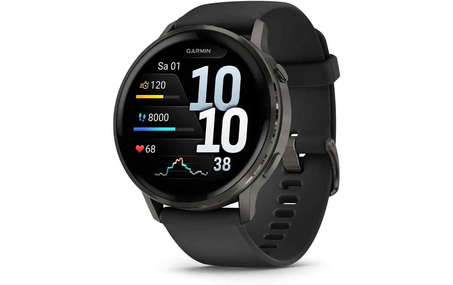 GARMIN GPS-Sportuhr Venu 4 - 45 mm Schwarz/Grau