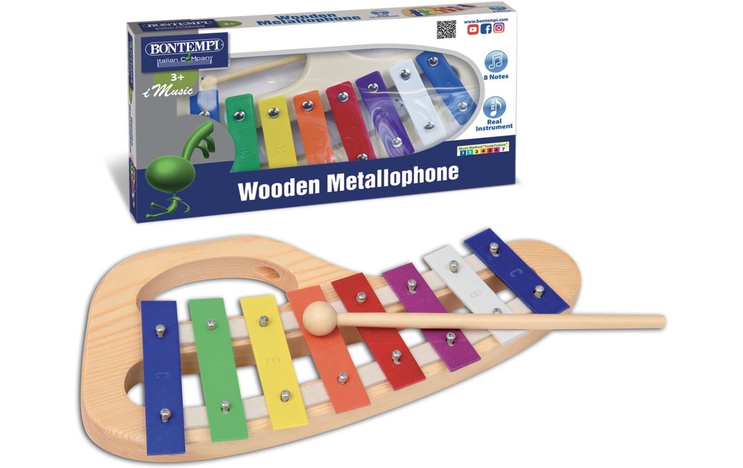 Bontempi Metallophon mit 8 Metallplättchen