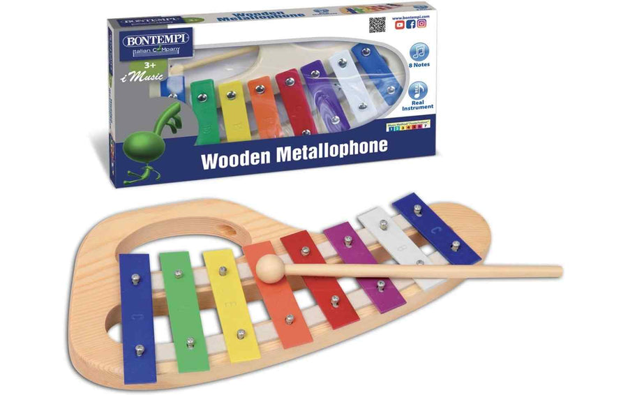 Bontempi Metallophon mit 8 Metallplättchen