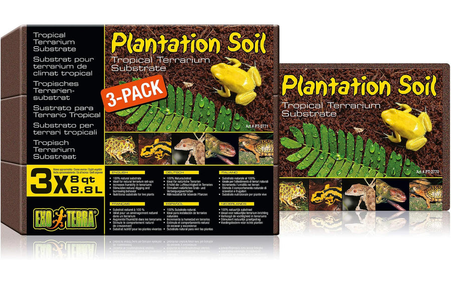 Exo Terra Bodensubstrat Plantation Soil – Brick, 26.4 l