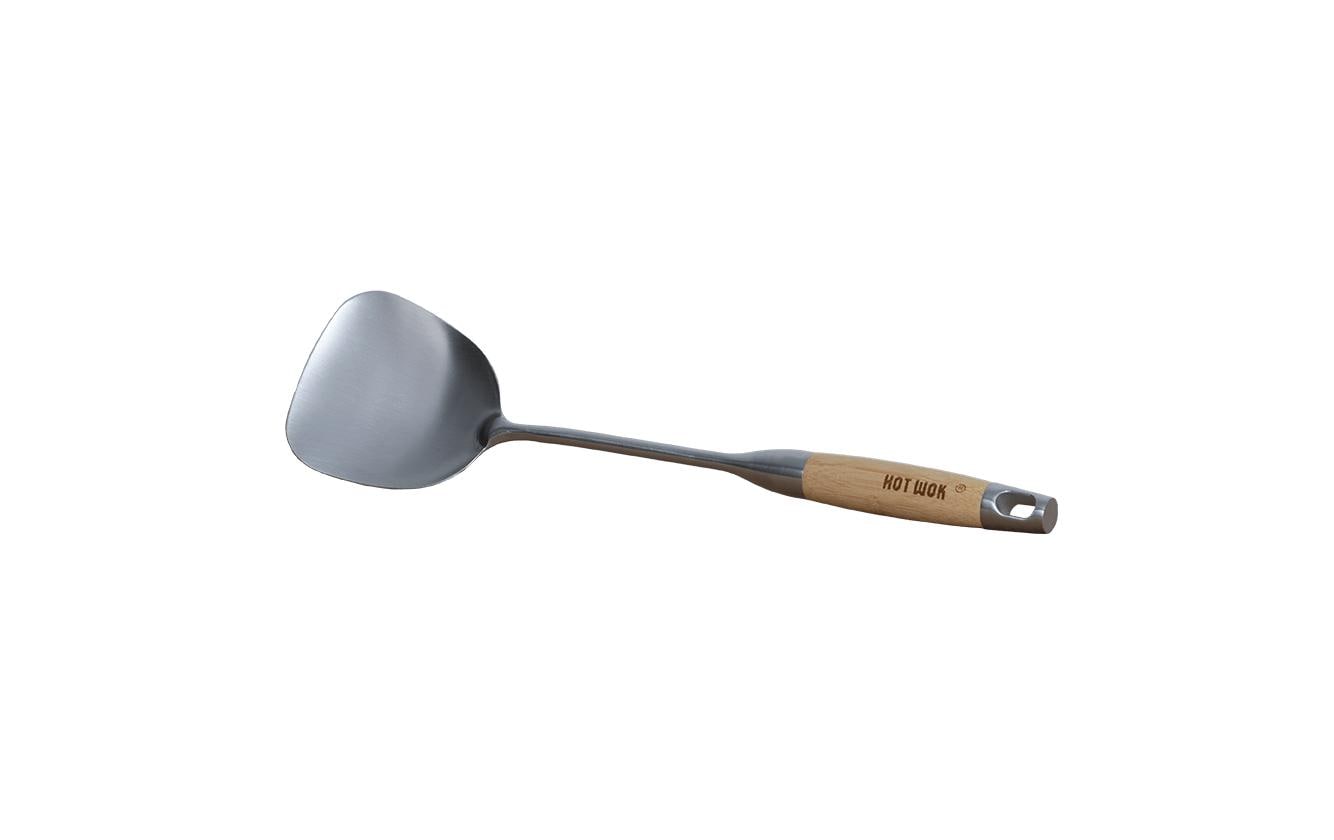 Edelstahl Wok-Löffel für asiatische Gerichte, robust und langlebig Grills & Feuerstellen Hot Wok