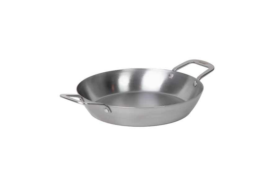 Paellapfanne 30 cm aus kaltgewalztem Kohlenstoffstahl für Paella Grills & Feuerstellen Hot Wok