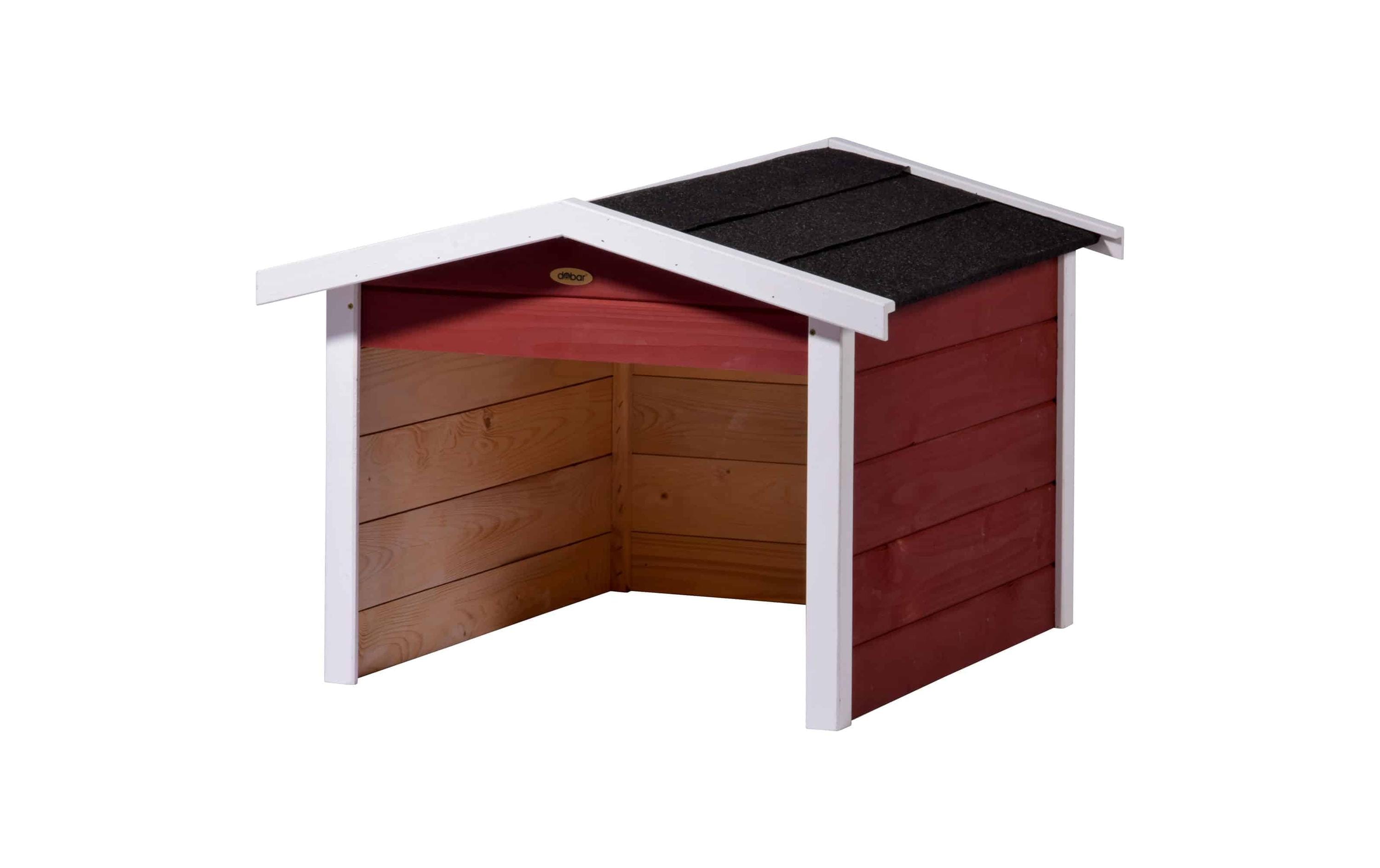 Mährobotergarage Oslo Spitzdach, rot Garteneinrichtung dobar