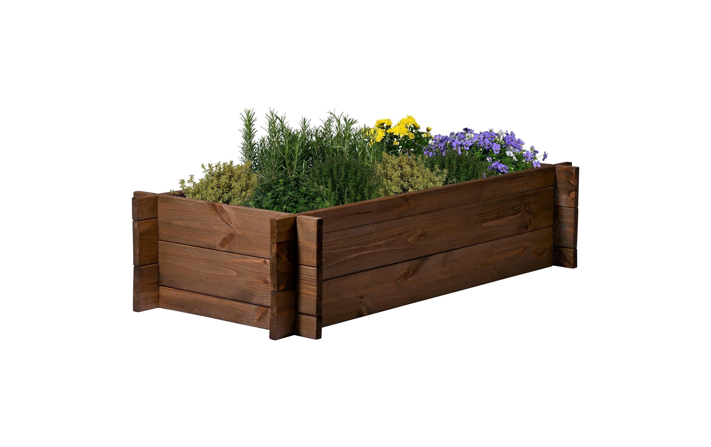 dobar Hochbeet Steck Massivholz