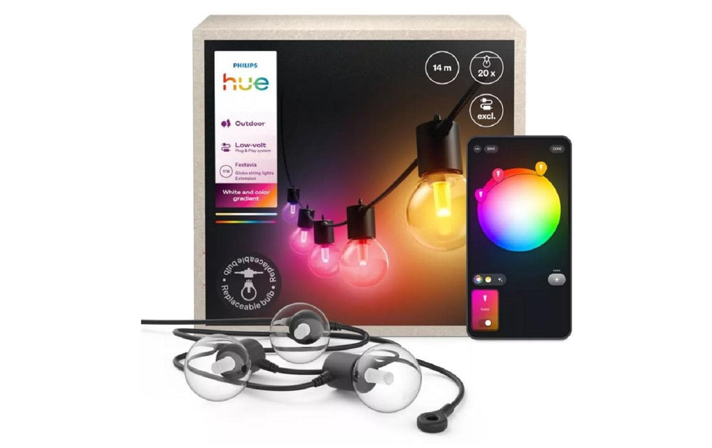 Lichterkette Philips Hue Festavia Globe Outdoor Starterset