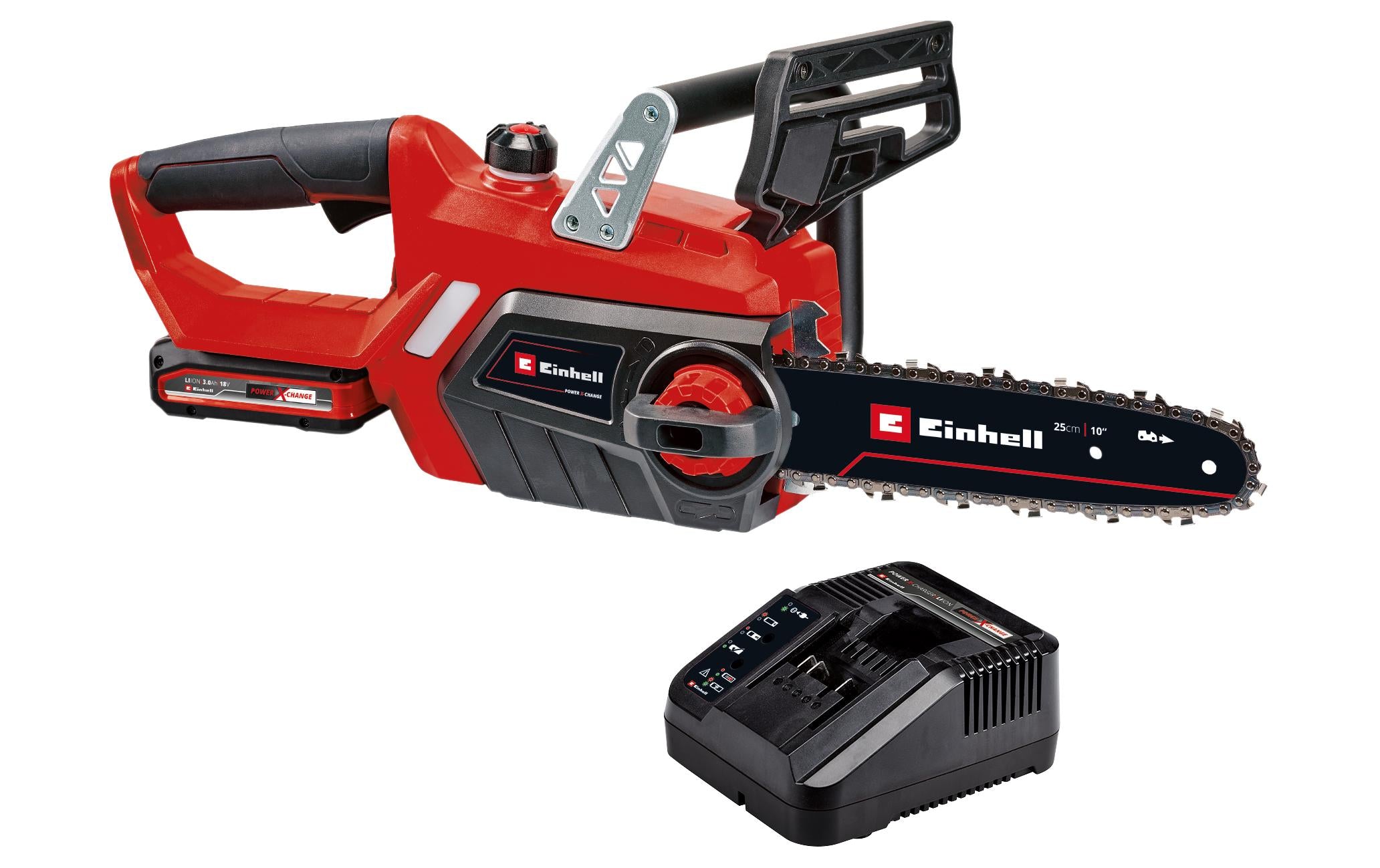 Einhell Akku-Kettensäge GE-LC 18 Li Kit mit Akku und Ladegerät