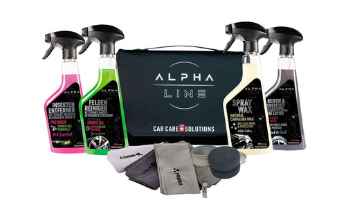 Alpha Line Car Care Set in Tasche 9-teilig