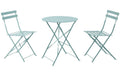 Dameco Bistro-Set Türkis Matt Metall