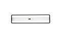 Nummernrahmen, schwarz, 50 × 11 cm Als Fix- und Wechselhalter, aus Aluminium