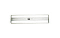Nummernrahmen, silber, 50 × 11 cm Als Fix- und Wechselhalter, aus Aluminium