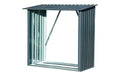 Madera Kaminholzregal Metall Anthrazit Brennholzunterstand Garteneinrichtung dobar
