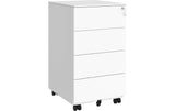 Songmics Rollcontainer weiss, Schloss