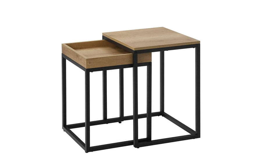 VASAGLE 2-teilig 40 Beistelltisch – 40 × 38 × 51 cm – Holz