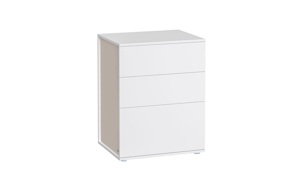 Songmics Nachttisch Weiss