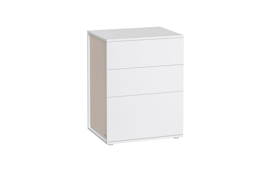 Songmics Nachttisch Weiss