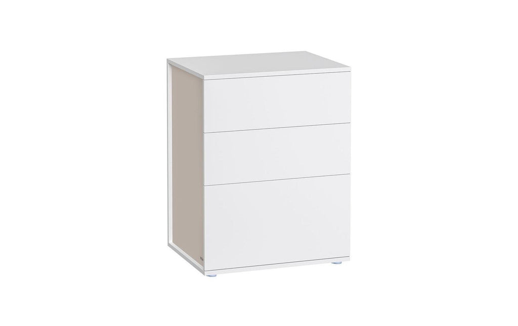 Songmics Nachttisch Weiss