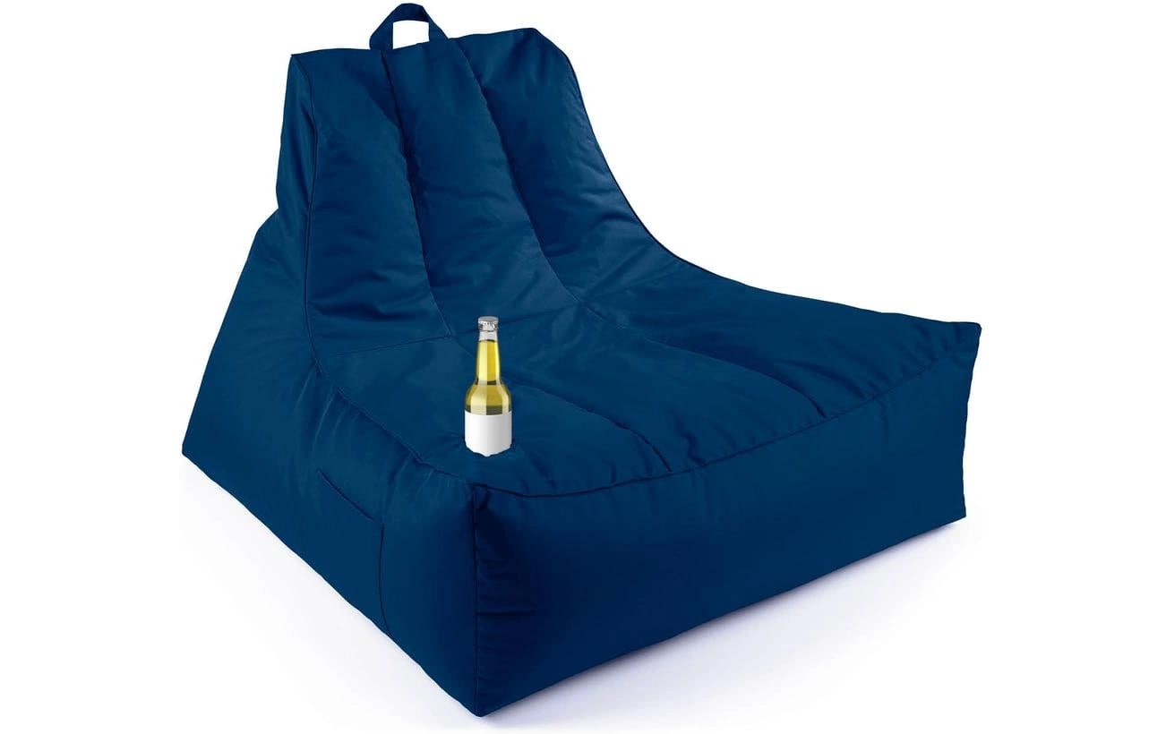 Lumaland Sitzsack Lounge mit Flaschenhalter