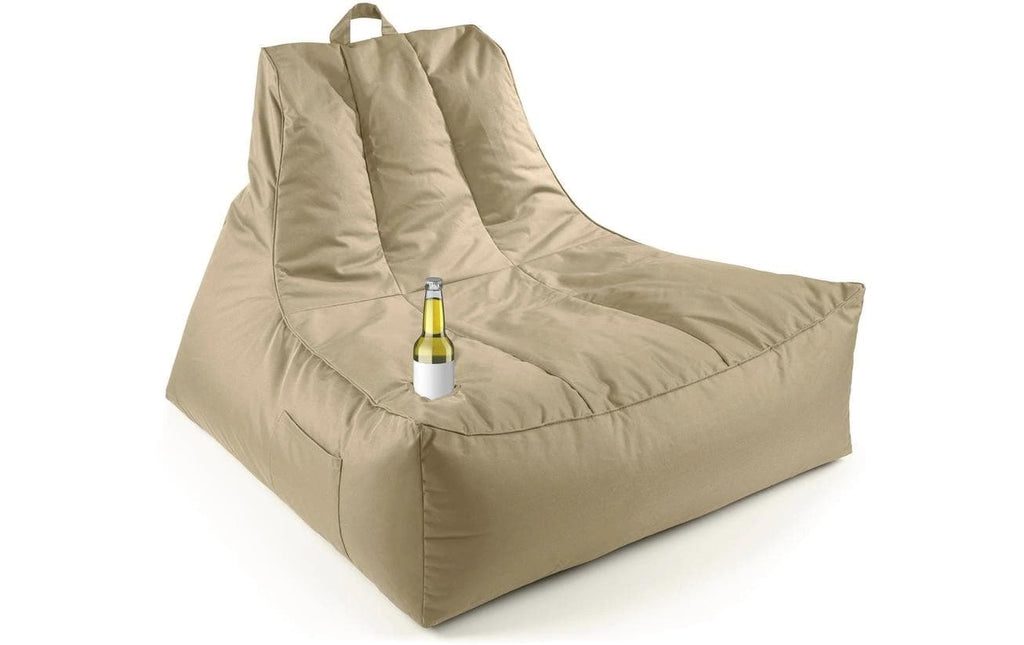 Lumaland Sitzsack Lounge mit Flaschenhalter