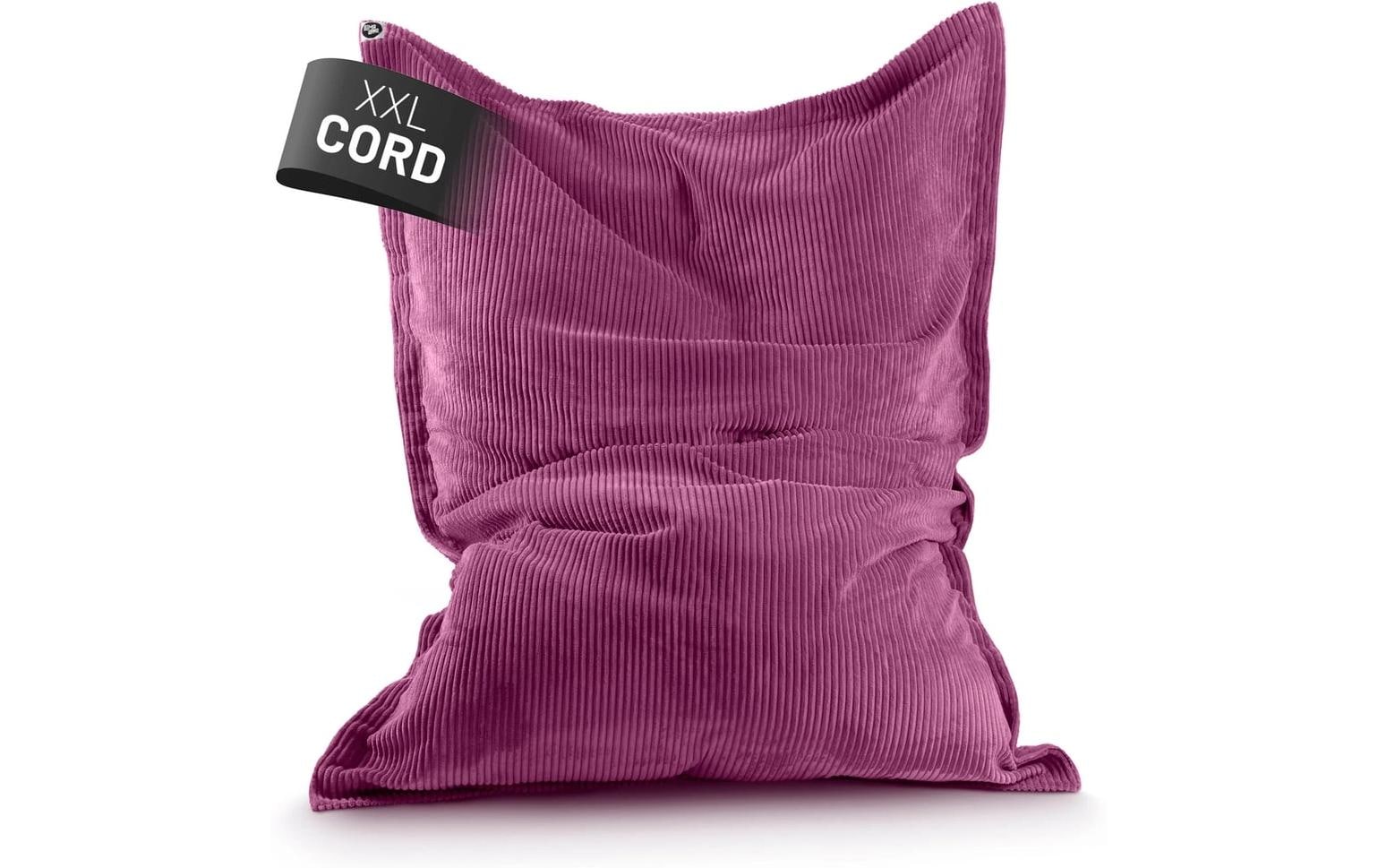 Lumaland Sitzsack Cord Weinrot