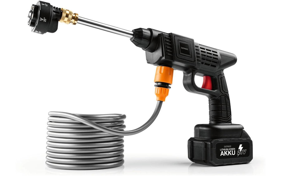 EASYmaxx Akku-Hochdruckreiniger 21 V, Schwarz
