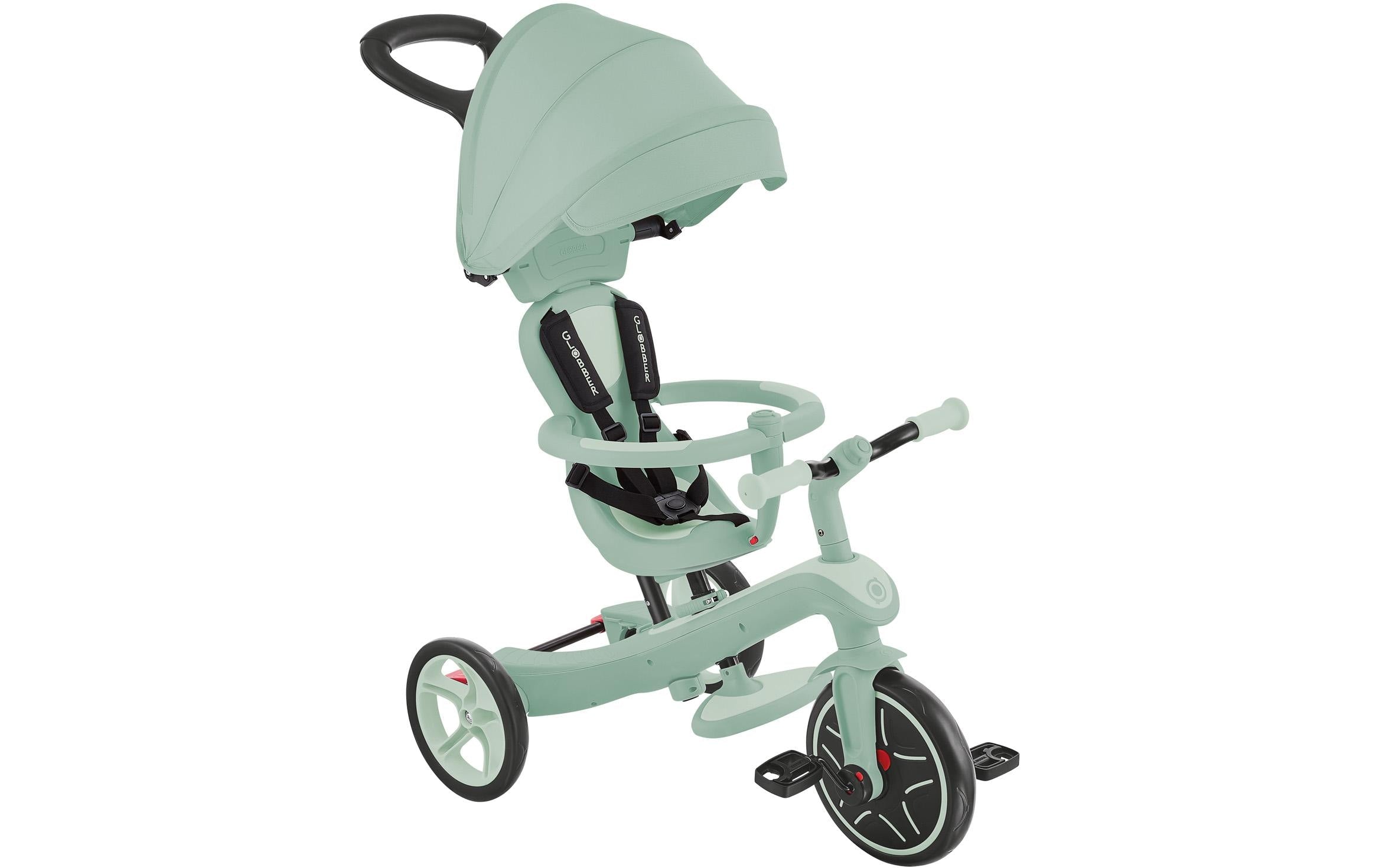 GLOBBER Dreirad Trike Explorer 4 in 1 Ecologic Pistachio