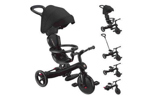 GLOBBER Dreirad Trike Explorer 4 in 1 Black