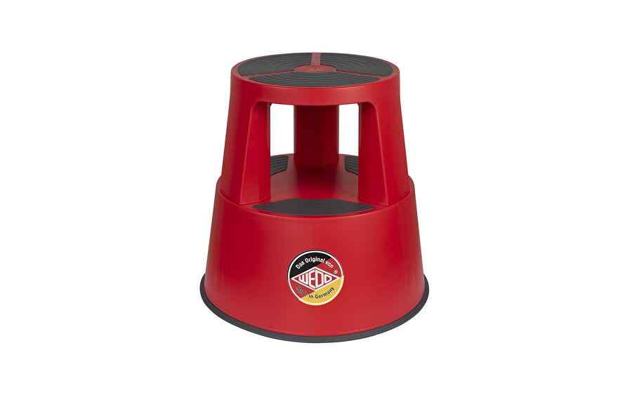 WEDO Rollhocker SuperStep rot Tragfähigkeit 150kg