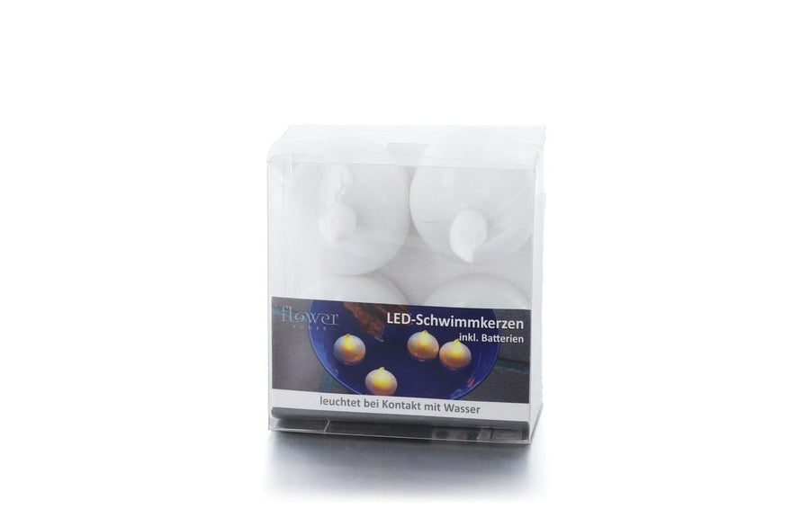 balthasar Schwimmkerzen LED Outdoor Weiss