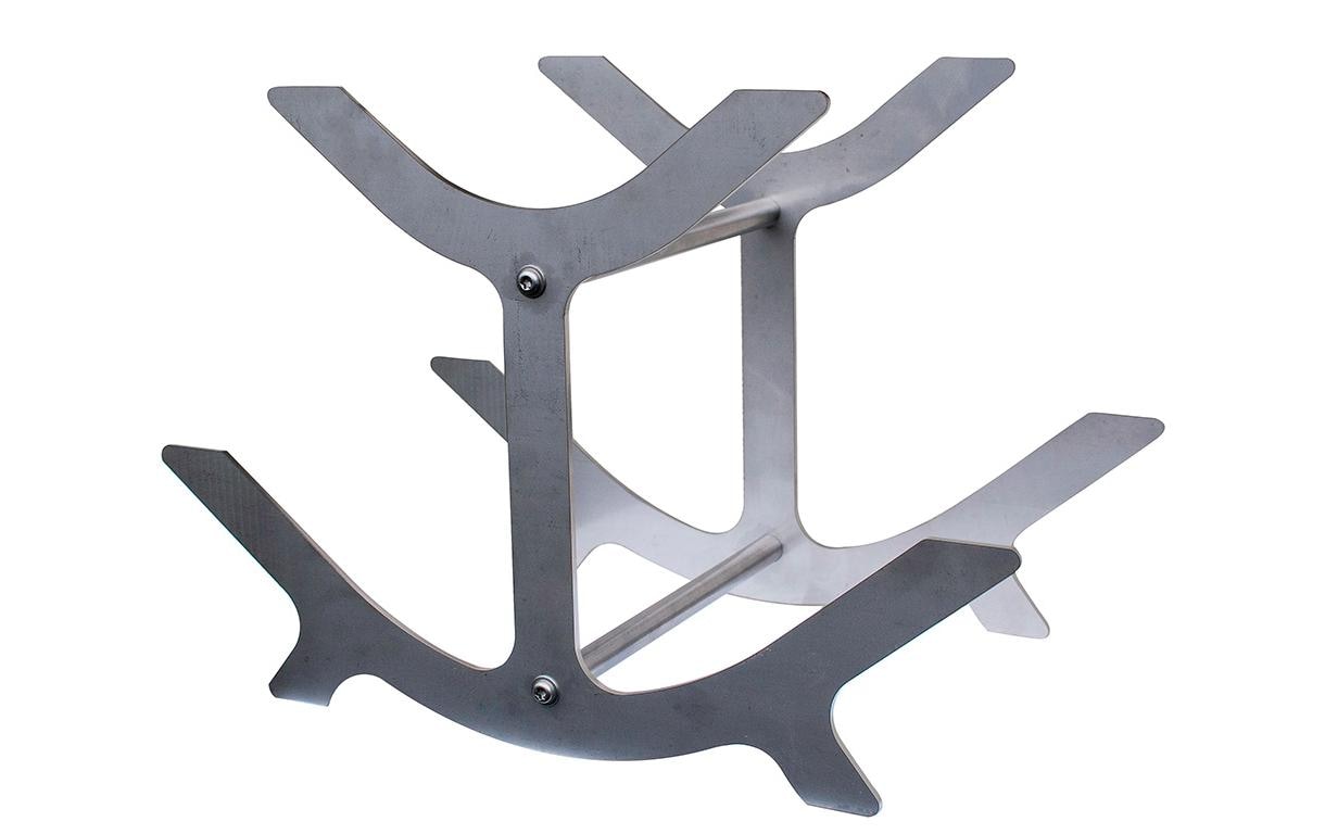 Innovesta Abbrandständer Holzregal für Kaminbereich, kompakt, 42 x 20 x 26 cm Garteneinrichtung Innovesta